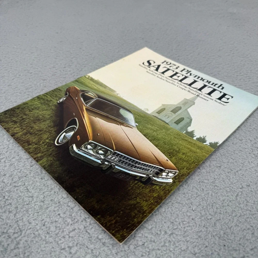 1973 Plymouth Satellite Road Runner Sebring Original Dealer Sales Brochure Mopar
